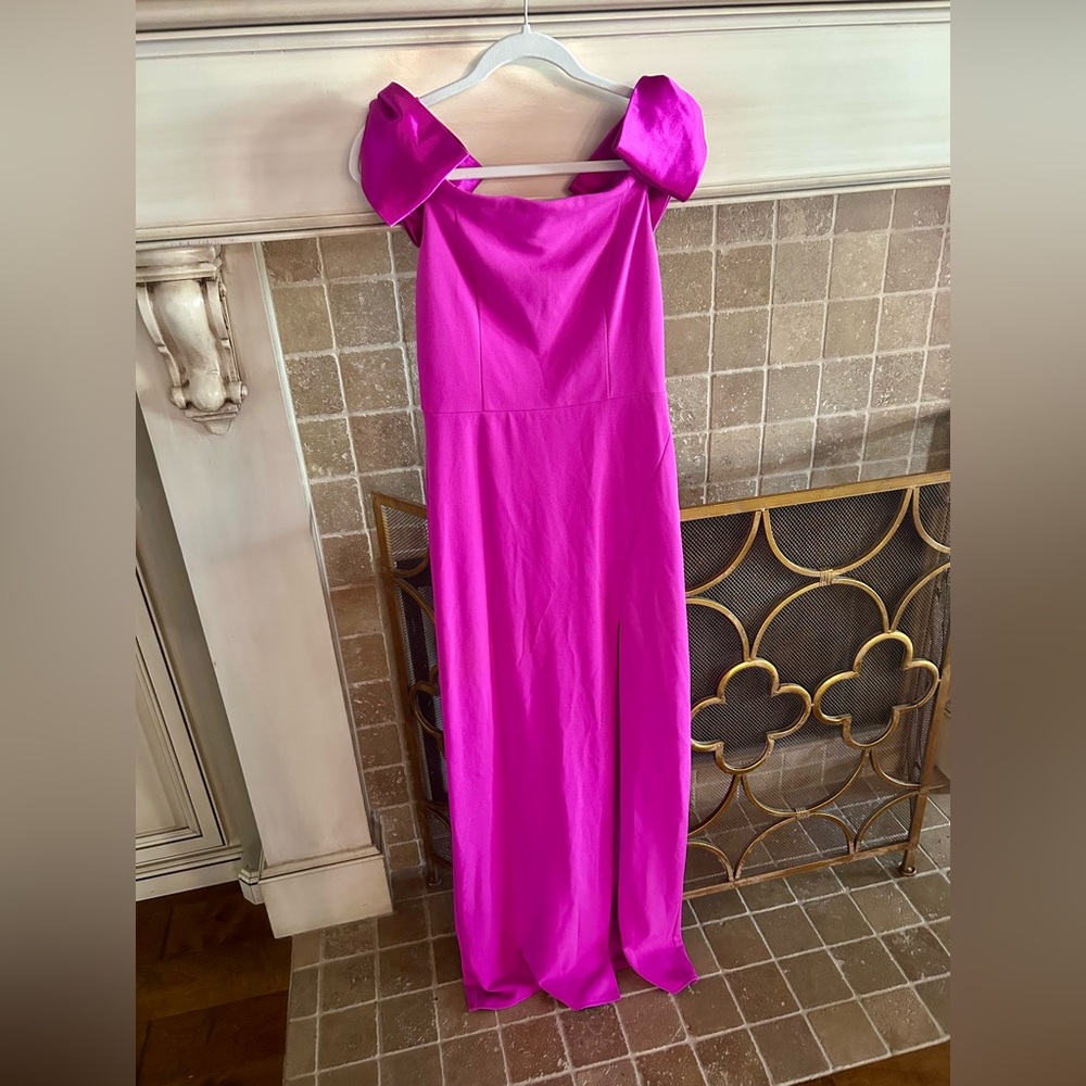 Aidan Mattox Fuchsia Dress